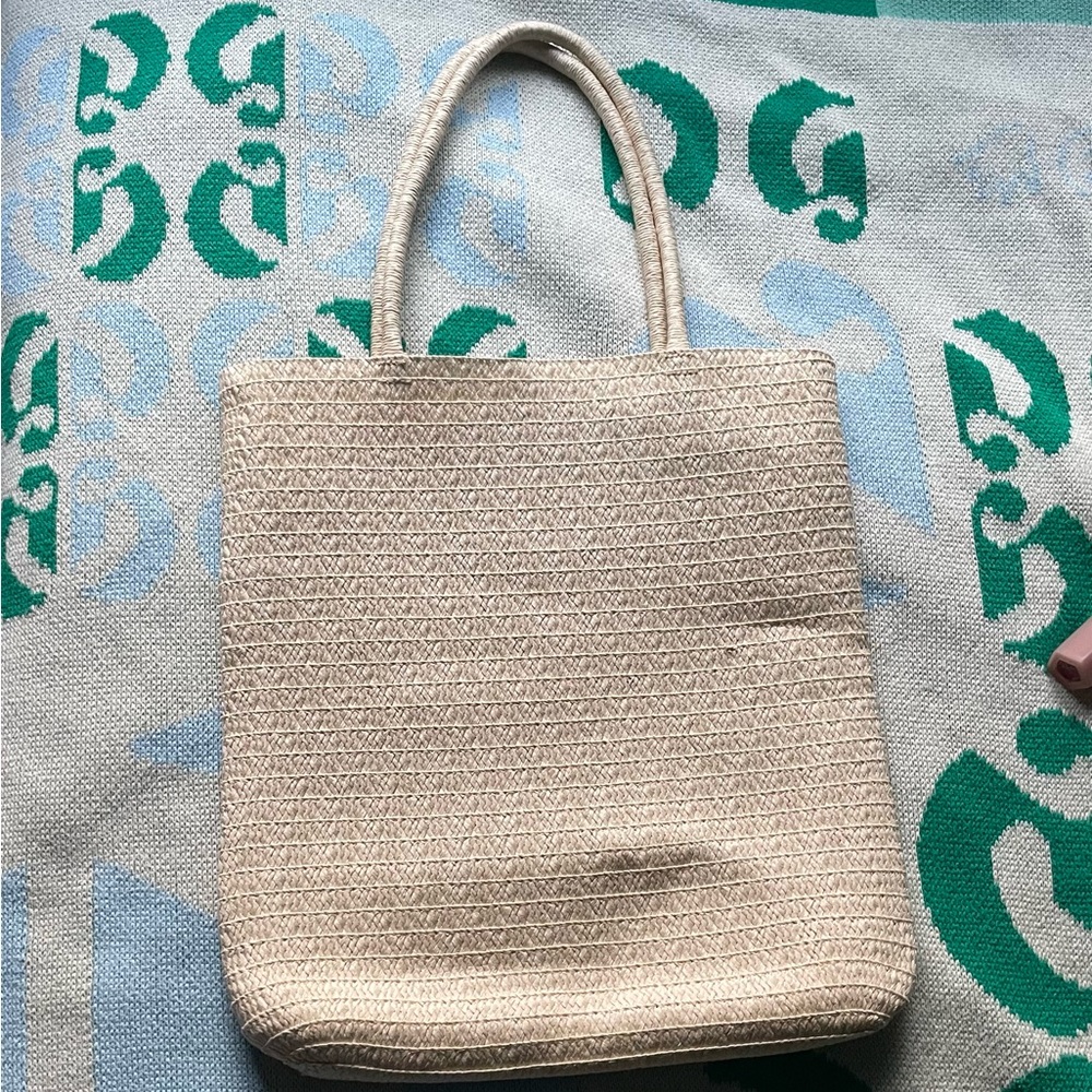 Beige tote